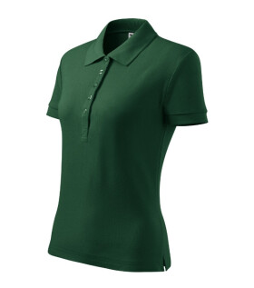 Cotton Heavy polokošile dámská dark green XL