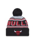 New Era Pánská zimní čepice Chicago Bulls NBA Pom Wordmark