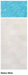 Rosa Gres Keramický bazénový lem MISTERY White vnitřní roh pravoúhlý, cena za 1ks 98674 C98674L