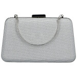 Módní dámské psaníčko Michelle Moon Rixa, stříbrné
