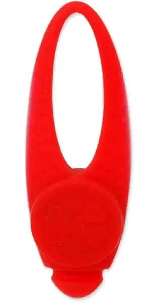 Dog Fantasy Přívěsek LED silikon červená 8cm (454-12733)