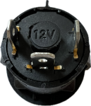 Mamido Tlačítko pro zapnutí a vypnutí elektrického autíčka 28 mm 3 piny