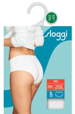 SLOGGI Dámské kalhoty FIGS 24/7 100 H Midi 3P bílá 40