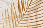 DumDekorace Luxusní koberec se vzorem listů GOLDEN Šířka: 80 cm | Délka: 150 cm