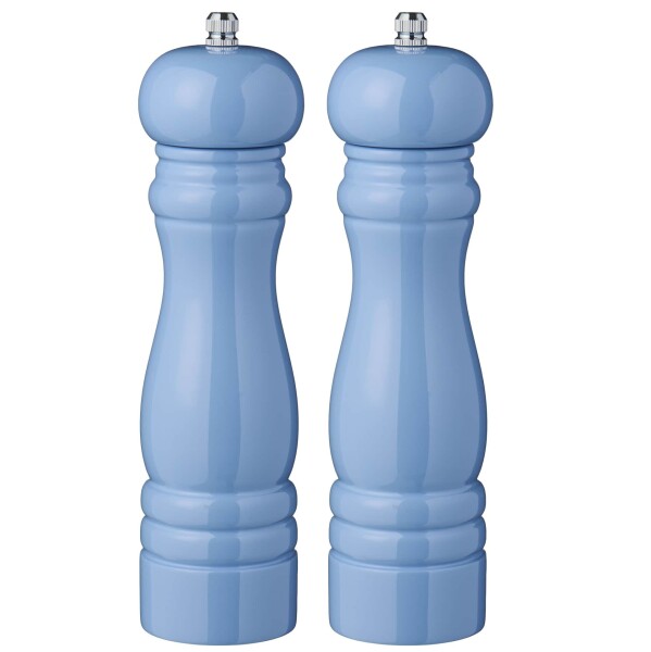 Ib Laursen Mlýnek na sůl nebo pepř Blue Bell Pepř, modrá barva, dřevo, kov, keramika