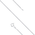 LUNICA Stříbrný řetízek BOX 42cm 0239