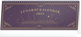 Kalendář 2025 stolní: Lunární, 33 × 12,5 cm