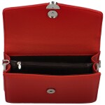 Módní dámská koženková kabelka do ruky MaxFly Jolanta, červená