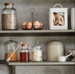 Strömshaga Skleněná dóza Glass Lid Medium, čirá barva, sklo