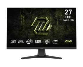 27" MSI MAG 272F X24 černá / Monitor / FHD / Rapid IPS / 240 Hz / 0,5 ms / HDMI+DP / VESA (MAG 272F X24)