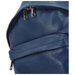 Trendový dámský kožený batůžek Wendy, modrá