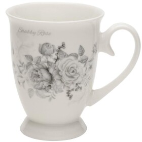 Porcelánový hrníček na nožce Shabby Rose 320ml