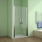 H K - Sprchové dveře MELODY D2 100 dvoukřídlé 96-100 x 195 sklo grape SE- MELODYD2100-319