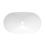 Umyvadlo na desku SAT Infinitio 61,5x36 cm mat bez přepadu SATINF61536M SATINF61536M