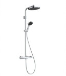 HANSGROHE - Activera S Sprchový set s termostatem, průměr 24 cm, 2 proudy, EcoSmart+, chrom 28083000