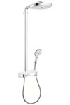 HANSGROHE - Raindance Select E Sprchový set Showerpipe 300 s termostatem ShowerTablet Select, 3 proudy, bílá/chrom 27127400