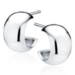 LUNICA Stříbrné náušnice MOOD 0952