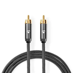 Nedis Kabel k subwooferu RCA (M) - RCA (M) 5.00 m šedá (CATB24100GY50)