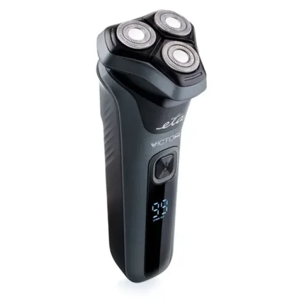 ETA Victor 6343 90000 / Holicí strojek / trojhlavý / odklopný zastřihovač / LED displej / USB-C / 150 min provozu (100002201887)