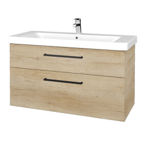 Dřevojas - Umyvadlová skříňka Q MAX SZZ2 105 - D15 Nebraska / Úchytka T06 / D15 Nebraska 331733H