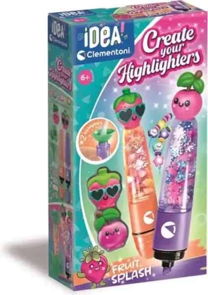 CLEMENTONI IDEA Kreativní sada pro výrobu zvýrazňovačů Fruit