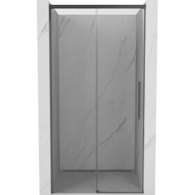 MEXEN/S - Rox posuvné sprchové dveře 130, transparent, grafit metal 8C2-130-000-95-00