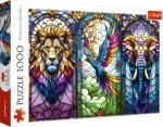 TREFL Puzzle Vitráž se zvířaty