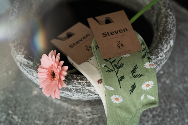 Ponožky 017-001 Green - Steven 35/37