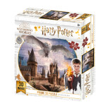 Puzzle 3D Harry Potter - Bradavice a Hedvika / 500 dílků - kolektiv