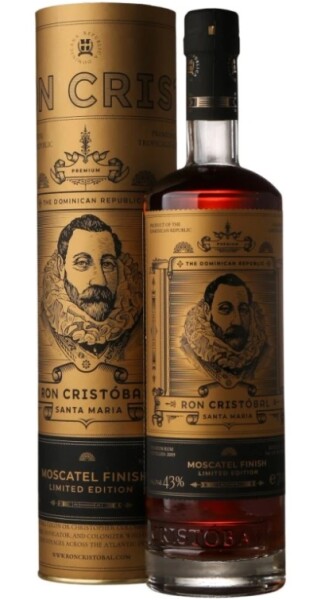 Ron Cristóbal Santa Maria Moscatel Cask Finish LE 43% 0,7 l (tuba)