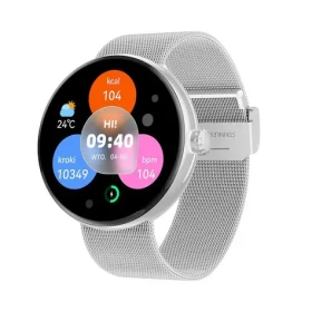 Forever ForeVive 5 SB-365 stříbrné / Chytré hodinky / 1.3" / AMOLED / 360×360 px / Bluetooth 5.0 / Android. iOS (GSM180309)