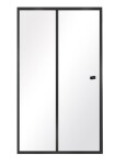HOPA - Boční panel ke sprchovým dveřím DUO SLIDE BLACK - BARVA rámu - Černá, Rozměr A - 80 cm, Rozměr C - 195 cm, Směr zavírání - Univerzální Levé / Pravé, Výplň - Čiré bezpečnostní sklo - 6 mm BCDUOSL80PSBC