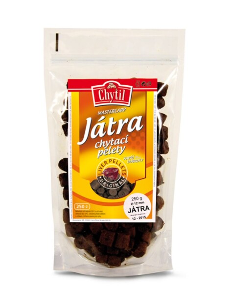 Chytil Chytací pelety s dírou 250g - Játra 14 mm,Chytil Chytací pelety s dírou 250g - Játra 14 mm