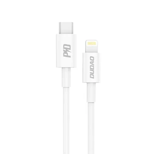 Dudao Datový kabel L6X / USB-C / Lightning 20W / 1 m / bílá (181516)