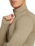 ICEBREAKER Mens 200 MFine Ace LS Half Zip Mock Neck, Flagstone (vzorek) velikost: M