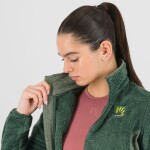 Dámská mikina KARPOS W Vertice Fleece, Duck Green velikost: S