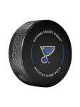 Inglasco / Sherwood Puk St. Louis Blues NHL Official Game Puck 2024-2025