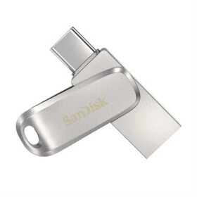 SanDisk Dual Drive Luxe 64 GB stříbrná / Flash Disk / USB-A 3.1 + USB-C / čtení až 150 MB/s (SDDDC4-064G-G46)