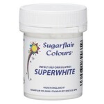 Sugarflair Superwhite Prášková barva Běloba bílá 20g