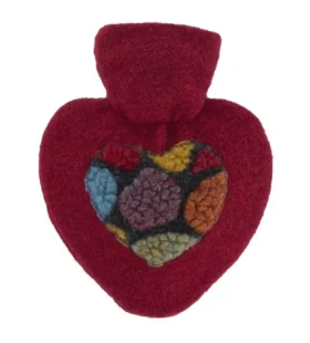 Hugo Frosch Termofor s pleteným obalem - plstěná aplikace "Pon Pon" (4250098502016)