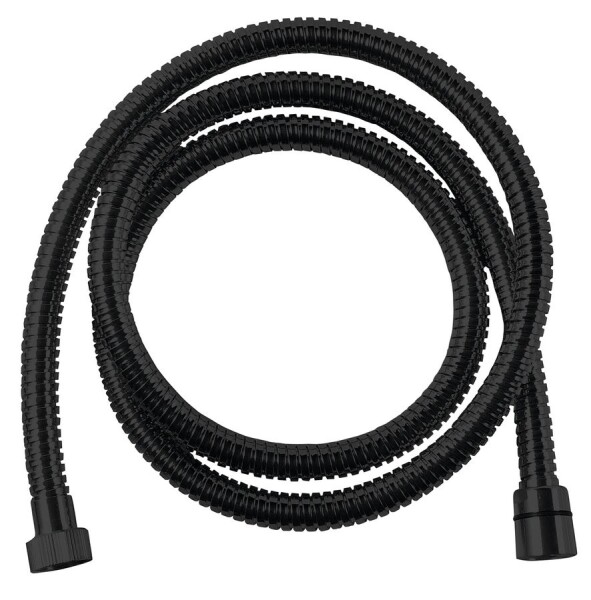 SAPHO - POWERFLEX kovová sprchová hadice, 200cm, černá mat FLEX200B