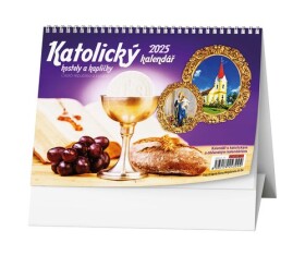 Katolický kalendář 2025 stolní kalendář