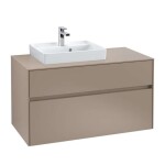 VILLEROY & BOCH - Collaro Umývátko nábytkové 50x40 cm, s přepadem, 1 otvor pro baterii, CeramicPlus, alpská bílá 43345GR1