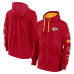 Nike Pánská mikina Kansas City Chiefs NFL Full-Zip Club Fleece Hoodie Velikost: S