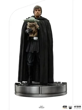 Iron Studios Luke Skywalker And Grogu - The Mandalorian - Art Scale 1/10