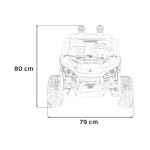 Mamido Dětské elektrické autíčko Buggy SPEEDY 4x200W 24V černé