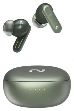 Viaim Nano+ zelená / TWS sluchátka / AI přepis řeči / ANC / Bluetooth 5.3 / IPX5 (XF-A01VI)