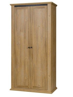 Šatní skříň Mezo MZ2 Barva korpusu: Dub - craft bílý