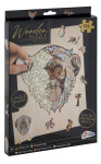 Dřevěné puzzle Opice 133 dílků - Craft Creative