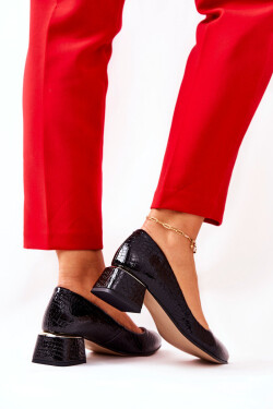 Lodičky Hadí Lewski 3118 Černé 36